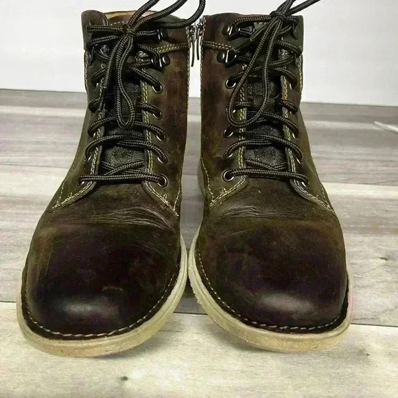 Clark’s Unstructured Un Larvik Peak Leather Boots Men’s 7.5 Brown comfy - Picture 3 of 7